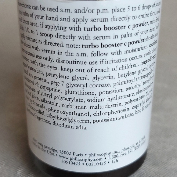 🆕️ PHILOSOPHY When Hope Is Not Enough Facial Firming Serum 4 fl oz - Picture 4 of 7